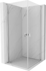 Mexen Mist-B Duo zuhanykabin nyíló ajtókkal 95 x 95 cm, átlátszó, króm - 8A2-095-095-01-00 (8A2-095-095-01-00)