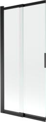 Mexen Fox 2-szárnyú, toló zuhanyfal 85 x 150 cm, átlátszó, fekete - 891-085-002-70-00 (891-085-002-70-00)