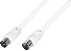  Fehér TV- és videókábel 1, 8-2m (1037)