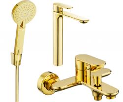 Mexen Milo R40 fürdőkád készlet, arany - 71313R40-50 (71313R40-50)