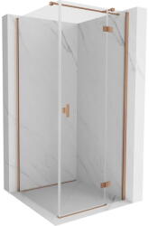 Mexen Mist-H T zuhanykabin jobbos nyílóajtóval, 70 x 70 cm, áttetsző, csiszolt réz - 8A5T-070-070-65-00-P (8A5T-070-070-65-00-P)