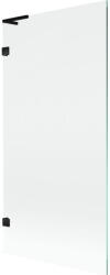 Mexen Lunar L fürdőkád paraván, 1-szárnyú, 90 x 150 cm, átlátszó, fekete - 897L-090-000-70-00 (897L-090-000-70-00)