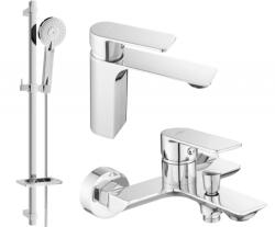 Mexen Alexa DQ40 fürdőszobai készlet, króm - 71203DQ40-00 (71203DQ40-00)