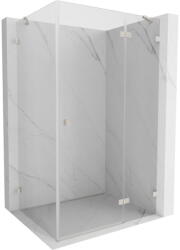 Mexen Lunar zuhanykabin jobbos nyíló 90 x 80 cm, átlátszó, szálcsiszolt nikkel - 834-090-080-97-00-P (834-090-080-97-00-P)