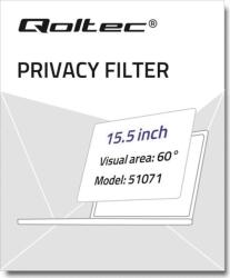 Qoltec 51071 Betekintésvédelmi Szűrő 39, 4 cm 15.5" Laptop (51071) (51071)
