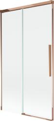 Mexen Rox fürdőkád-paraván, 2 szárnyas, tolható, 100 x 150 cm, átlátszó, rózsaarany - 8C9-100-001-60-00 (8C9-100-001-60-00)