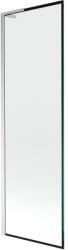 Mexen Next L egyajtós fürdőkádparaván 60 x 150 cm, fekete keret, króm - 895-060-000-03-70-01 (895-060-000-03-70-01)