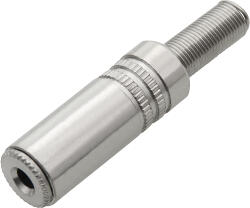  Fém 3, 5 mm-es Jack csatlakozó kábelhez (0838)