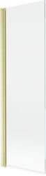 Mexen Mist egyoldalas fürdőkádfal 60 x 150 cm, átlátszó, arany kefélt - 8A9-060-001-55-00 (8A9-060-001-55-00)