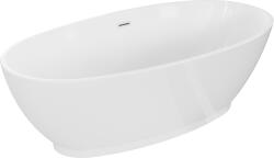 Mexen Bilbao szabadon álló kád 180 x 90 cm, fehér, fehér túlfolyó - 51311809000-20 (51311809000-20)
