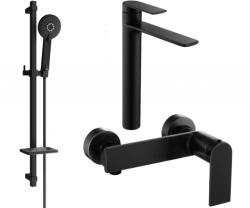 Mexen Zero DQ40 zuhanykabin szett, fekete - 71114DQ40-70 (71114DQ40-70)