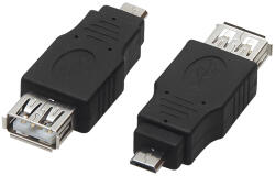  USB adapter micro USB-hez töltéshez és adatátvitelhez (75-844)
