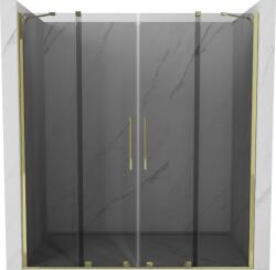 Mexen Velar Duo toló zuhanyajtó 180 cm, grafit, arany - 871-180-000-42-50 (871-180-000-42-50)