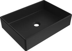 Mexen Goya pultra szerelhető mosdókagyló 51 x 37 cm, fekete matt - 22185085 (22185085)