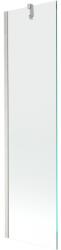 Mexen Next egyszárnyú kádparaván 50 x 150 cm, átlátszó, selyemfényű nikkel - 895-050-000-00-00-97 (895-050-000-00-00-97)