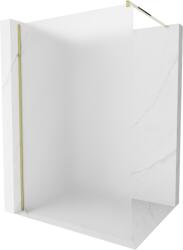 Mexen Kioto zuhanyfal Walk-in 140 x 200 cm, matt 8 mm, arany - 800-140-101-50-30 (800-140-101-50-30)