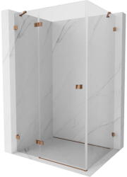 Mexen Lunar balos zuhanykabin balos ajtóval 75 x 70 cm, átlátszó, rózsaarany - 834-075-070-60-00-L (834-075-070-60-00-L)