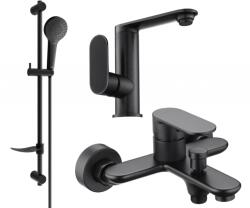 Mexen Milo DF05 fürdőszobai készlet, fekete - 713053DF05-70 (713053DF05-70)