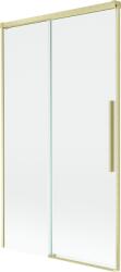 Mexen Rox kétszárnyú toló zuhanyfal 100 x 150 cm, átlátszó, arany szálcsiszolt - 8C9-100-001-55-00 (8C9-100-001-55-00)