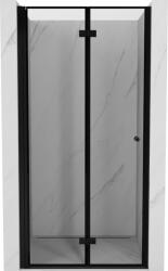 Mexen Mist-F balra nyíló, 90 cm-es zuhanyajtó, fekete keret, fekete - 8A6-090-000-70-70-L (8A6-090-000-70-70-L)