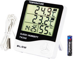  Hőmérséklet- és páratartalom-mérő BLOW TH308 időjárás-állomás (50-352)