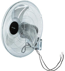  50 cm falra szerelhető ventilátor 220W EZÜST cirkulátor (44-659)