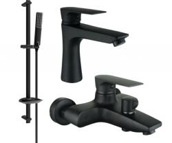 Mexen Axel DB72 fürdőkád szett, fekete - 73803DB72-70 (73803DB72-70)