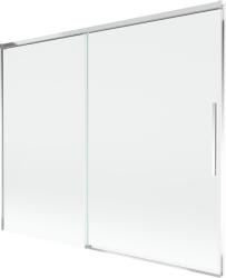Mexen Rox 2-szárnyas, eltolható zuhanyfal 190 x 150 cm, átlátszó, króm - 8C9-190-001-01-00 (8C9-190-001-01-00)
