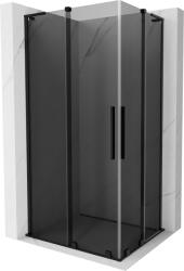Mexen Velar L Duo tolóajtós zuhanykabin 100 x 90 cm, grafit, fekete - 871-100-090-02-43-70 (871-100-090-02-43-70)