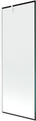 Mexen Next 1-szárnyú zuhanyfal 70 x 150 cm, fekete keret, fehér - 895-070-000-00-70-20 (895-070-000-00-70-20)
