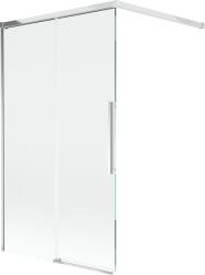 Mexen Rox 2-szárnyú, toló kádparaván 140 x 150 cm, átlátszó, króm - 8C9-140-003-01-00 (8C9-140-003-01-00)