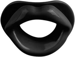 Ida Leather - nyitott szájpecek (fekete) - vagyaim