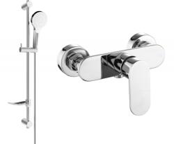 Mexen Milo DF05 zuhanycsaptelep zuhanyszettel, króm - 7134R05-00 (7134R05-00)