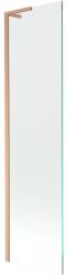 Mexen Next L fürdőkád paraván, 1-szárnyú 50 x 150 cm, átlátszó, csiszolt réz - 895-050-000-03-00-65 (895-050-000-03-00-65)