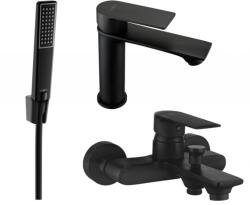 Mexen Royo R72 fürdőkád készlet, fekete - 72203R72-70 (72203R72-70)