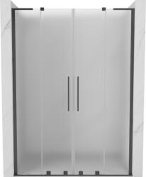 Mexen Velar L Duo tolózuhanyajtó 160 cm, szatén, gun gray kefélt - 871-160-003-32-66 (871-160-003-32-66)