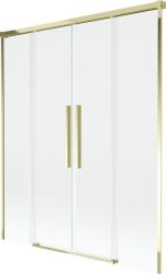 Mexen Rox 2-szárnyú zuhanyfal 140 x 150 cm, átlátszó, arany - 8C9-140-002-50-00 (8C9-140-002-50-00)