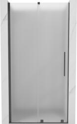 Mexen Velar 110 cm-es toló zuhanyajtó, tejüveg, matt gun gray - 871-110-000-31-66 (871-110-000-31-66)