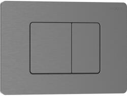 Mexen Tex 05 öblítőgomb rozsdamentes acél, gun gray kefe - 6105-12 (6105-12)