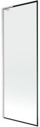 Mexen Next L egyrészes kádparaván 1-szárnyú 70 x 150 cm, fekete keret, szálcsiszolt nikkel - 895-070-000-03-70-97 (895-070-000-03-70-97)