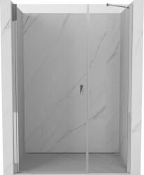 Mexen Mist-B 110 cm-es nyíló zuhanyajtó, átlátszó, króm - 8A2-110-001-01-00 (8A2-110-001-01-00)