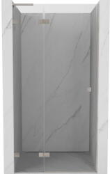 Mexen Lunar L bal oldali zuhanyajtó 95 cm, átlátszó, szálcsiszolt nikkel - 834L-095-000-97-00-L (834L-095-000-97-00-L)