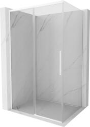 Mexen Rox tolóajtós zuhanykabin 90 x 80 cm, átlátszó, fehér - 8C2-090-080-20-00 (8C2-090-080-20-00)