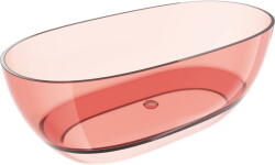 Mexen Pure átlátszó szabadon álló kád 170 x 80 cm, króm dugó - 58071708004 (58071708004)