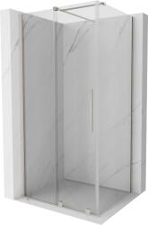 Mexen Velar tolóajtós zuhanykabin 120 x 100 cm, átlátszó, csiszolt nikkel - 871-120-100-01-97 (871-120-100-01-97)