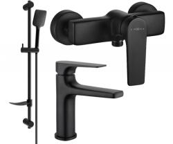 Mexen Lynx DF62 zuhanykészlet, fekete - 745904DF62-70 (745904DF62-70)