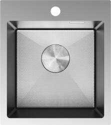 Mexen Solix rozsdamentes acél mosogató, 1-medencés, 400 x 450 mm, inox HC - 6401401000-01HC (6401401000-01HC)