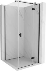 Mexen Mist-H T jobbos nyíló zuhanykabin 85 x 85 cm, átlátszó, fekete - 8A5T-085-085-70-00-P (8A5T-085-085-70-00-P)