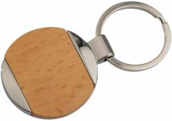 NO1 Langhaus fém-fa kulcstartó