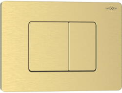 Mexen Tex 05 öblítőgomb rozsdamentes acél, arany szálcsiszolt - 6105-11 (6105-11)